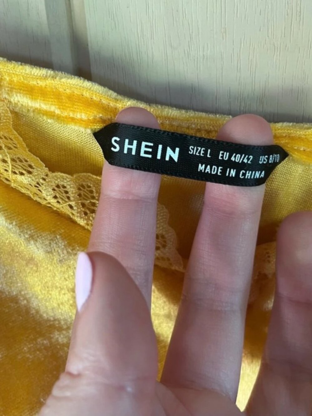Shein Gold Crop Top - Picture 2 of 6